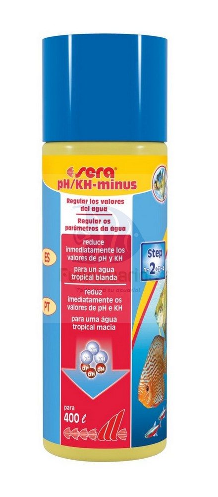 fullacuarios REDUCTOR DE PH Y KP SERA PH/KH MINUS 100ML